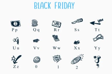 Black Friday by Nongyao — Dingbats Font — thumbnail 3