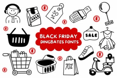 Black Friday by Natchuta — Dingbats Font — thumbnail 1