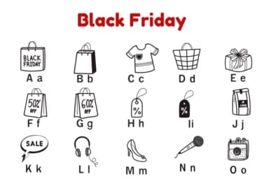 Black Friday by Nun Sukhwan — Dingbats Font — thumbnail 2
