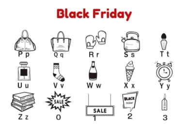 Black Friday by Nun Sukhwan — Dingbats Font — thumbnail 3
