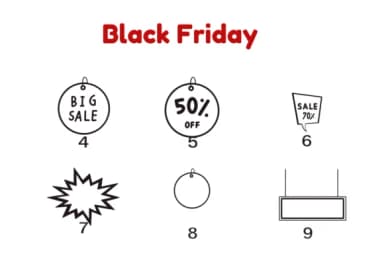 Black Friday by Nun Sukhwan — Dingbats Font — thumbnail 4