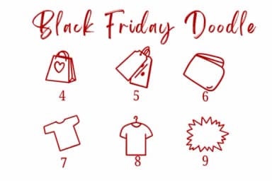Black Friday Doodle by Suphitchaya — Dingbats Font — thumbnail 4