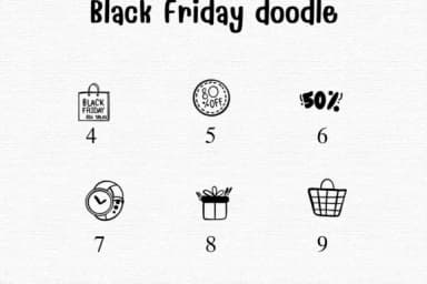 Black Friday Doodle by Sontaya — Dingbats Font — thumbnail 4