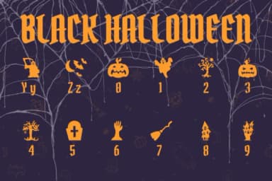 Black Halloween by Chonada — Dingbats Font — thumbnail 4