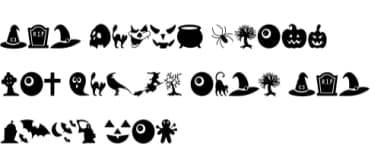 Black Halloween by Chonada — Dingbats Font — thumbnail 8