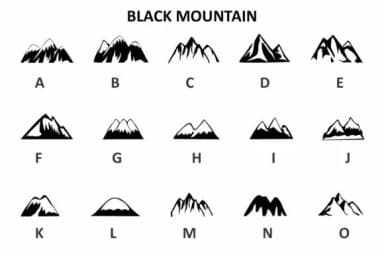 Black Mountain by Infinity art Studio — Dingbats Font — thumbnail 2