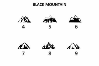 Black Mountain by Infinity art Studio — Dingbats Font — thumbnail 4