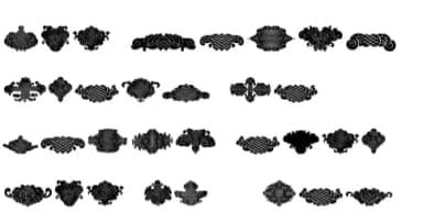 Black Ornaments by Intellecta Design — Dingbats Font — thumbnail 8