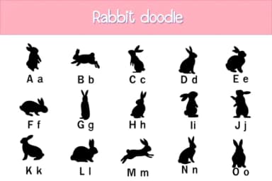 Black Rabbit by Nun Sukhwan — Dingbats Font — thumbnail 2