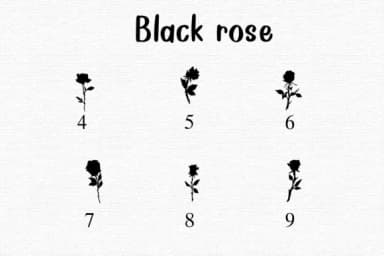 Black Rose by Nongyao — Dingbats Font — thumbnail 4