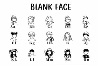 Blank Face by CHANOK — Dingbats Font — thumbnail 2