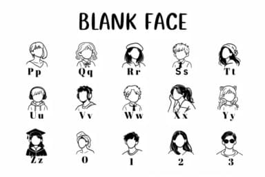 Blank Face by CHANOK — Dingbats Font — thumbnail 3