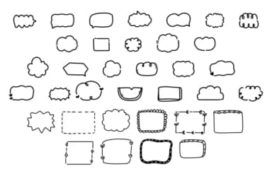 Blank Speech Bubble 2 by Foam-Design Store — Dingbats Font — thumbnail 2