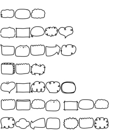 Blank Speech Bubble 2 by Foam-Design Store — Dingbats Font — thumbnail 4