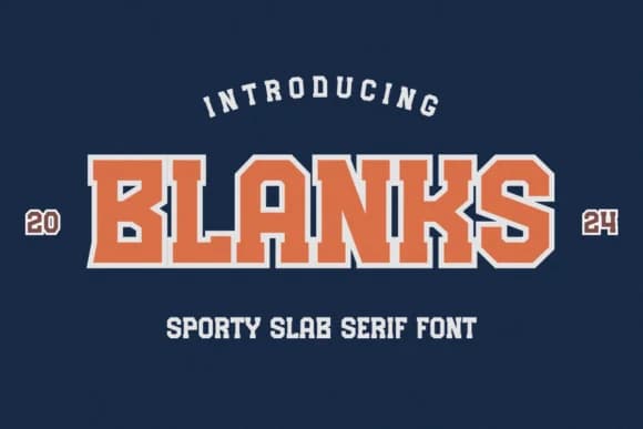 Blanks by Font-Tastic — Slab Serif Font