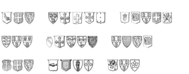 Blasons by Intellecta Design — Dingbats Font — thumbnail 4