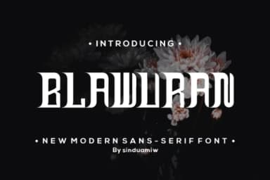 Blawuran by sinduamiw — Slab Serif Font — thumbnail 1