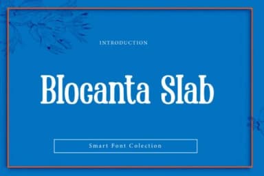 Blocanta Slab by Wow Magic — Slab Serif Font — thumbnail 1