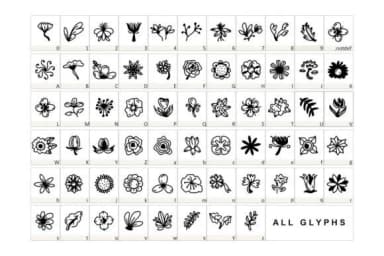 Bloom by YandiDesigns — Dingbats Font — thumbnail 2