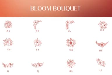 Bloom Bouquet by Heartcraft Atelier — Dingbats Font — thumbnail 2