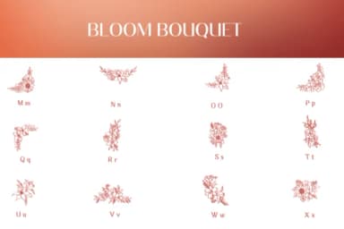 Bloom Bouquet by Heartcraft Atelier — Dingbats Font — thumbnail 3