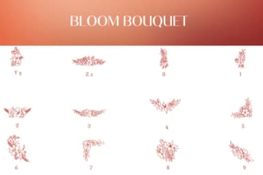 Bloom Bouquet by Heartcraft Atelier — Dingbats Font — thumbnail 4