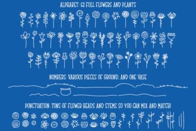 Bloomdings by GeekMissy — Dingbats Font — thumbnail 2