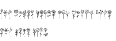 Bloomdings by GeekMissy — Dingbats Font — thumbnail 5