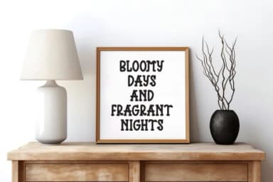 Bloomy Fluff by Letterayu — Slab Serif Font — thumbnail 2