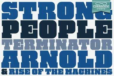 Bloque Family by Corradine Fonts — Slab Serif Font — thumbnail 7