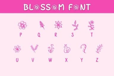 Blossom by Pui Art — Dingbats Font — thumbnail 3