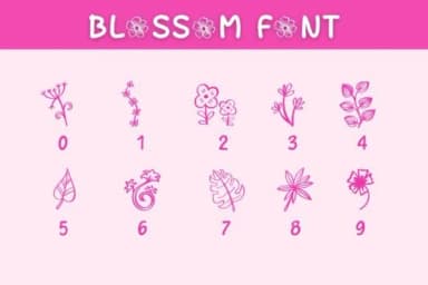 Blossom by Pui Art — Dingbats Font — thumbnail 6