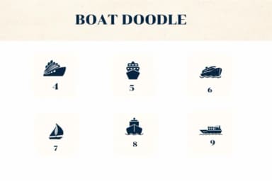 Boat Doodle by Apiwat Type — Dingbats Font — thumbnail 4