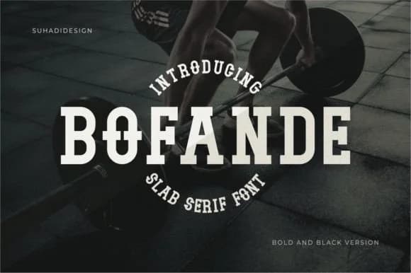 Bofande by suhadidesign — Slab Serif Font