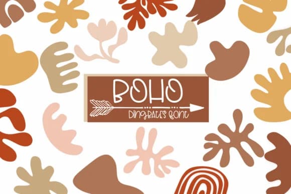 Boho by Sirinart — Dingbats Font