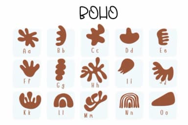 Boho by Sirinart — Dingbats Font — thumbnail 2