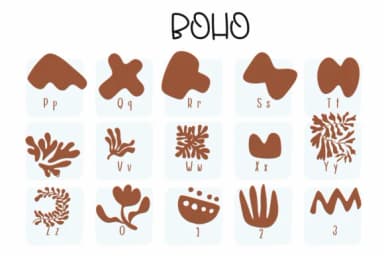 Boho by Sirinart — Dingbats Font — thumbnail 3