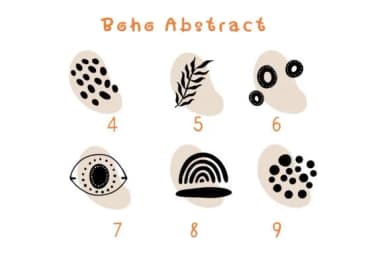 Boho Abstract by Pui Art — Dingbats Font — thumbnail 4