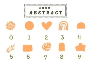Boho Abstract by PraewDesigns — Dingbats Font — thumbnail 4