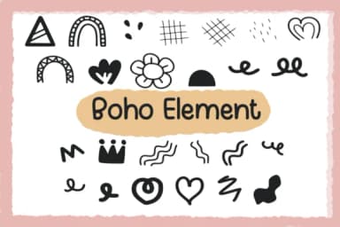 Boho Element by Foam-Design Store — Dingbats Font — thumbnail 2