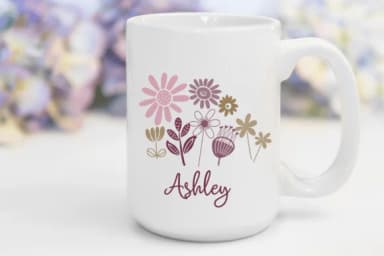 Boho Floral by Pui Art — Dingbats Font — thumbnail 2