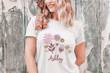 Boho Floral by Pui Art — Dingbats Font — thumbnail 4