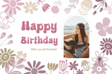 Boho Floral by Pui Art — Dingbats Font — thumbnail 5