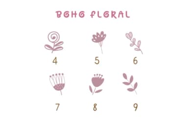 Boho Floral by Pui Art — Dingbats Font — thumbnail 8