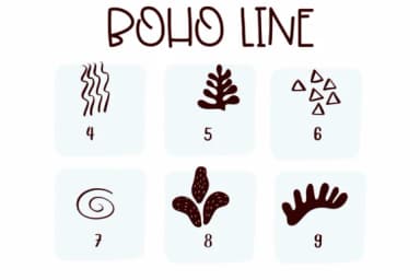 Boho Line by Sirinart — Dingbats Font — thumbnail 4