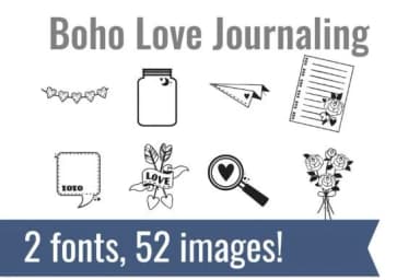 Boho Love by Illustration Ink — Dingbats Font — thumbnail 2