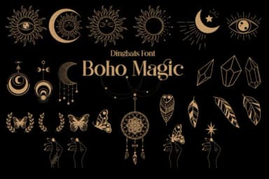 Boho Magic by Fox7 — Dingbats Font — thumbnail 1