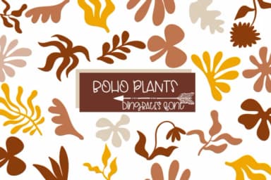 Boho Plans by Sirinart — Dingbats Font — thumbnail 1