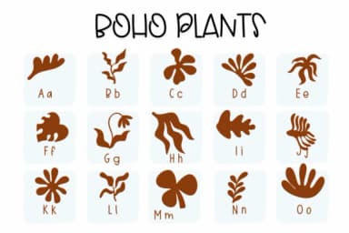 Boho Plans by Sirinart — Dingbats Font — thumbnail 2