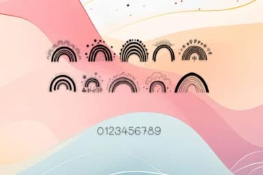 Boho Rainbow by MOMAT THIRTYONE — Dingbats Font — thumbnail 4